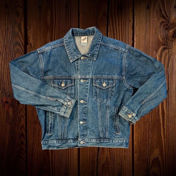 Vintage Superman Warner Bros DC Comics Denim Jacket Men's Small - Picture 2 of 6